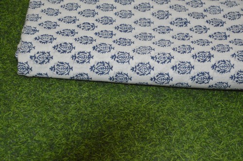 Yard hand block print - print, floral