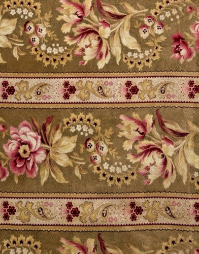 Antique french fabric cretonne - antique,
