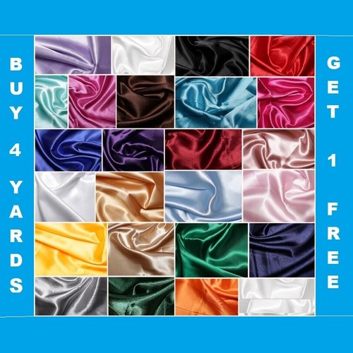 Satin plain shiny - plain,