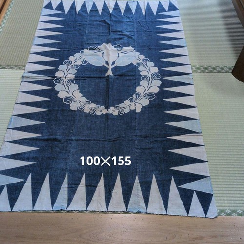 Indigo dye cloth - cloth, antique
