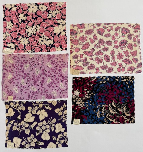 Lot vintage floral - 5, pc