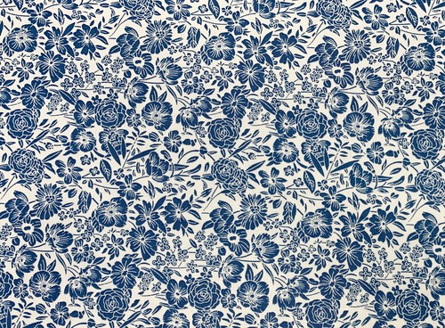 Cotton fabric copen blue - copen,
