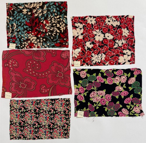 Lot vintage floral - lot, 5