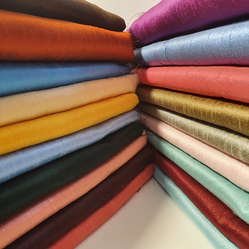 Raw silk faux dupion - raw,