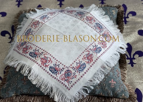 Antique fabric doily old - doily,,