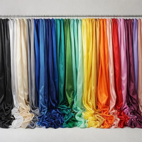 Silky satin fabric - silky,
