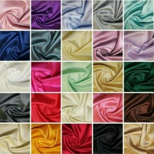Colours satin backed dupion - satin,