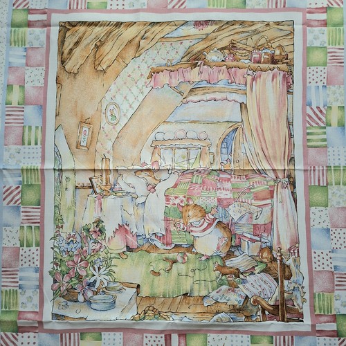 New brambly hedge - fabric, panel