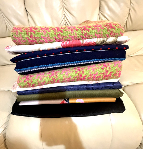 Pieces fabric various - 10,