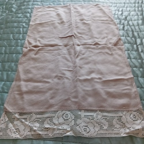 Vintage fawn coloured linen