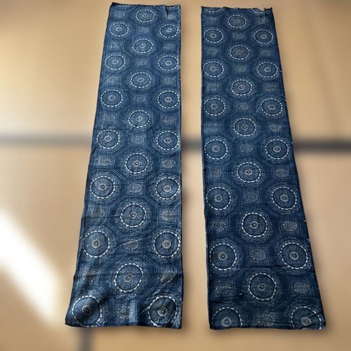 Antique indigo dyed cotton - indigo,