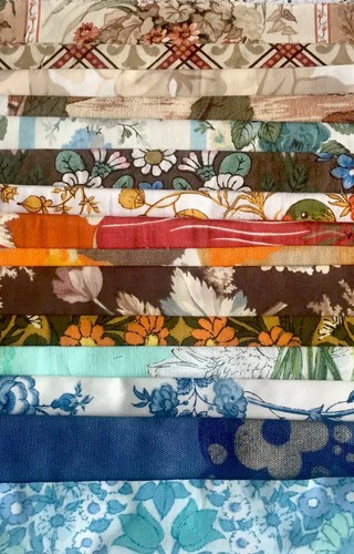 100g vintage cotton fabric - vintage,
