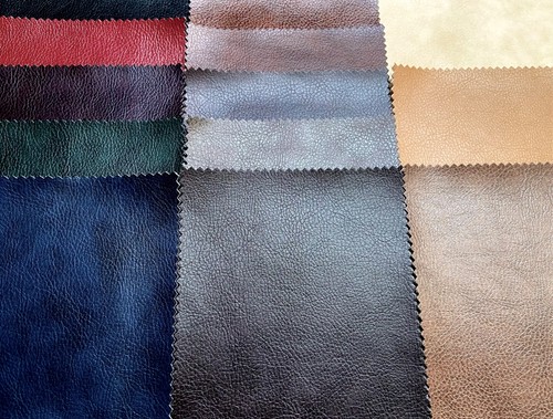 Antique effect faux leather - faux,