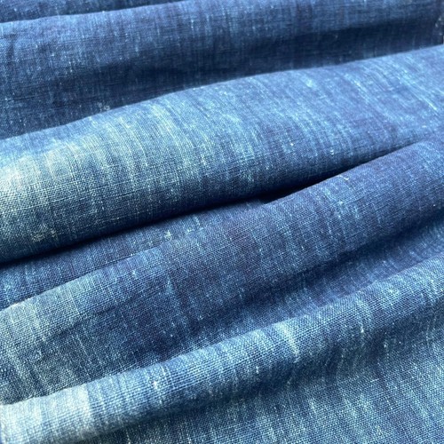 Indigo cotton antique fabric - cotton,