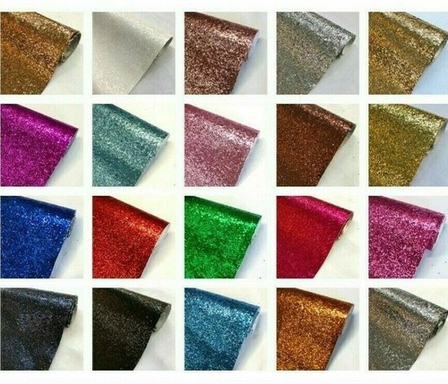 Chunky glitter fabric bows - chunky,