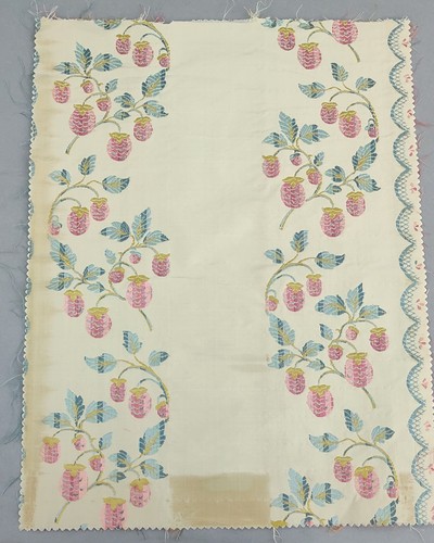 Georgian style silk damask