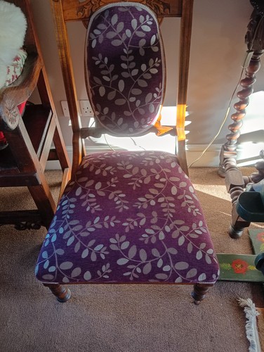 Pair edwardian chairs - edwardian,